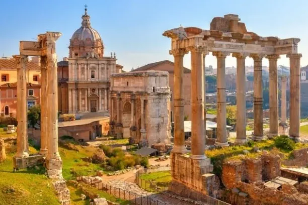 Ruins of the ancient Colosseum